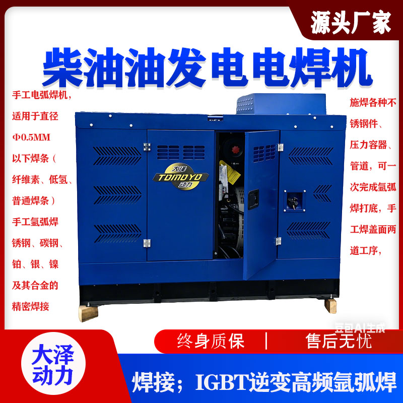 大泽动力380A柴油发电电焊机 等离子